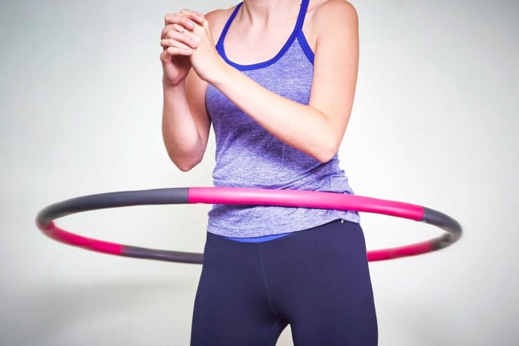 rotation of weight loss hoops at home
