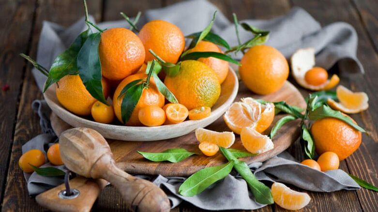 With diabetes mellitus, you can't eat tangerines. 