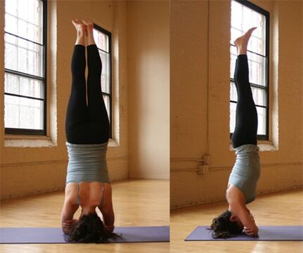 yoga head stand for weight loss