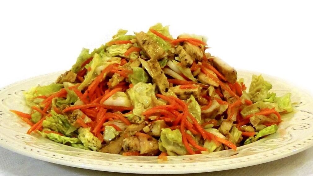 In the last phase of Stabilizing the Dukan diet, you can treat yourself to a chicken salad