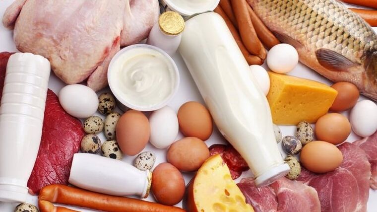 Protein food is the basis of the Dukan diet menu